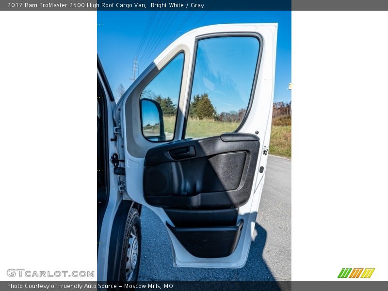 Bright White / Gray 2017 Ram ProMaster 2500 High Roof Cargo Van