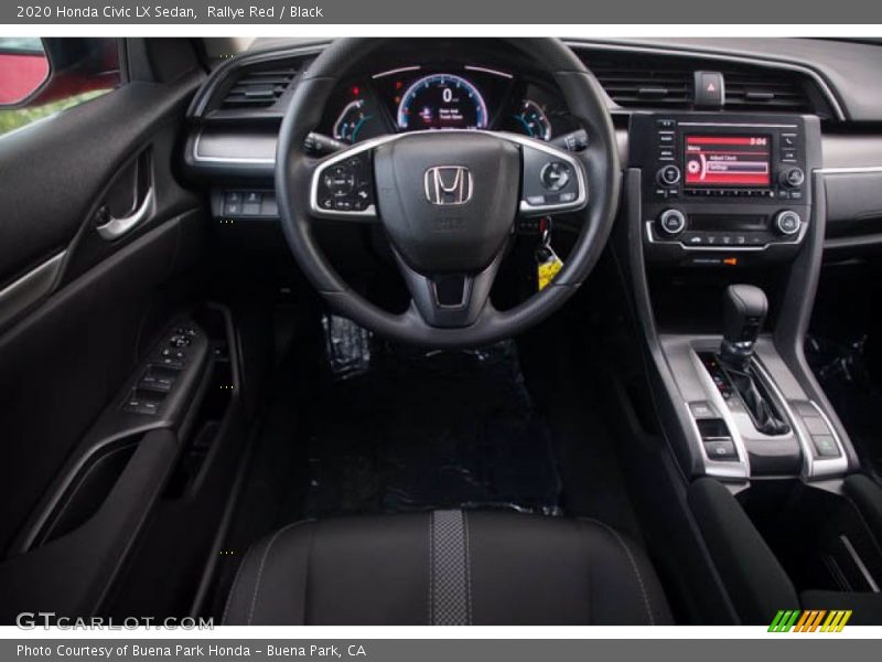 Rallye Red / Black 2020 Honda Civic LX Sedan