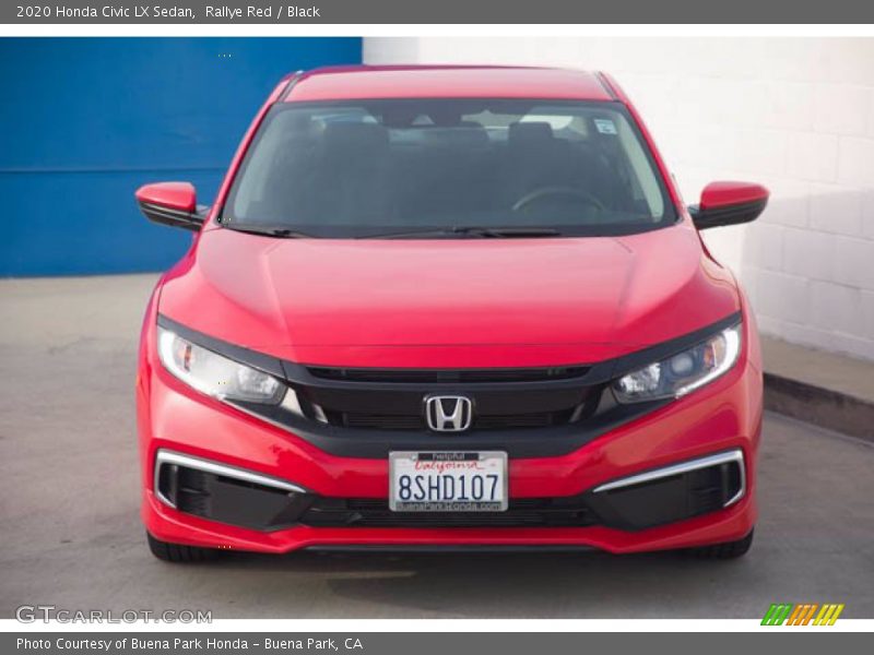 Rallye Red / Black 2020 Honda Civic LX Sedan
