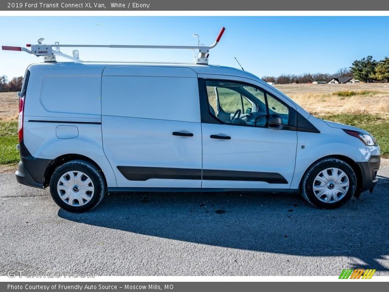 White / Ebony 2019 Ford Transit Connect XL Van