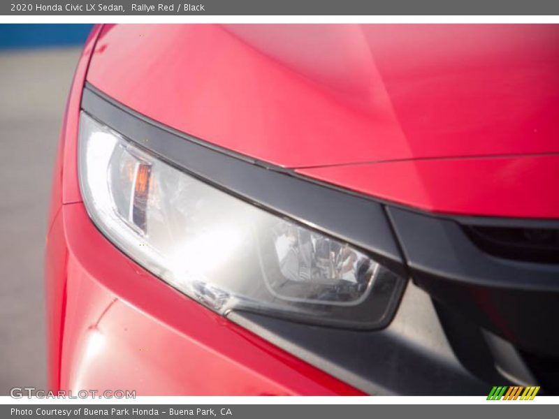 Rallye Red / Black 2020 Honda Civic LX Sedan