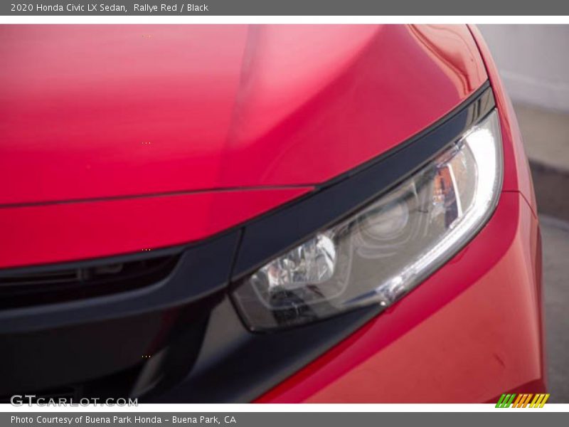 Rallye Red / Black 2020 Honda Civic LX Sedan