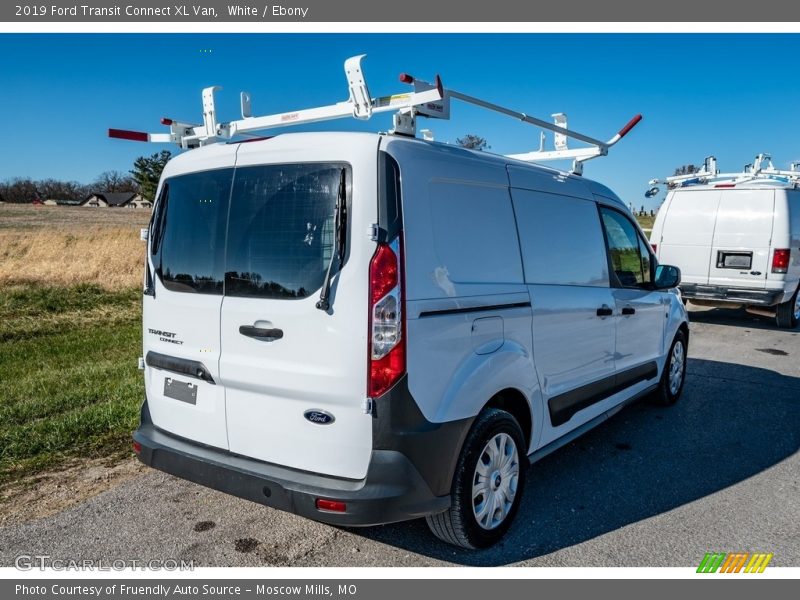 White / Ebony 2019 Ford Transit Connect XL Van