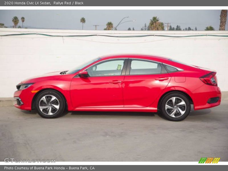 Rallye Red / Black 2020 Honda Civic LX Sedan