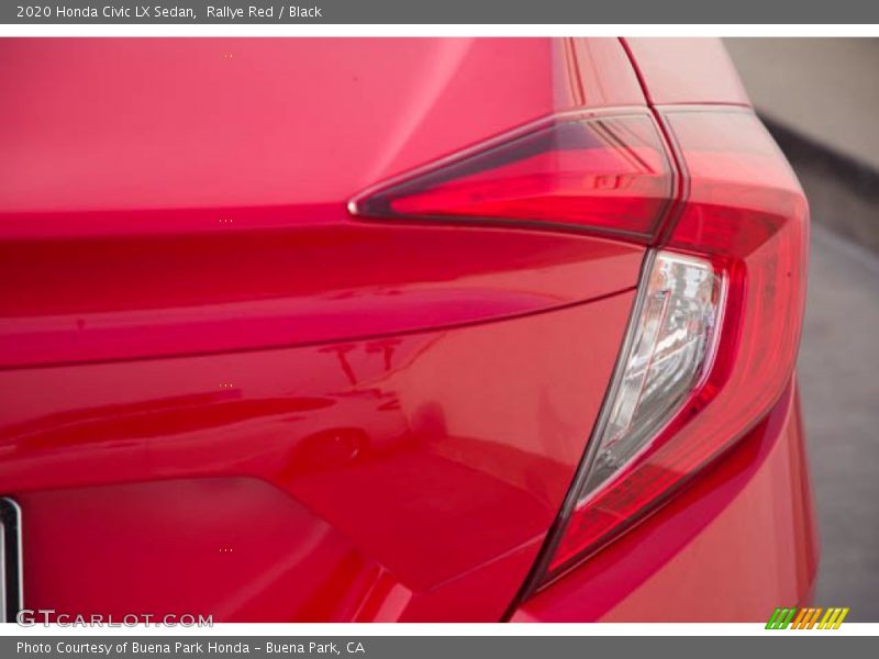 Rallye Red / Black 2020 Honda Civic LX Sedan