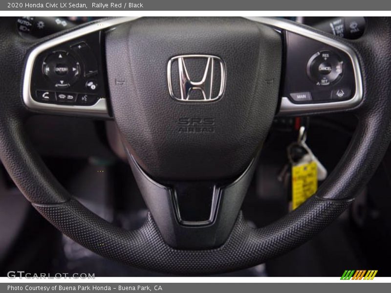 Rallye Red / Black 2020 Honda Civic LX Sedan
