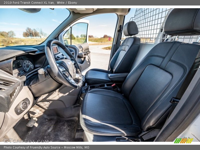 White / Ebony 2019 Ford Transit Connect XL Van