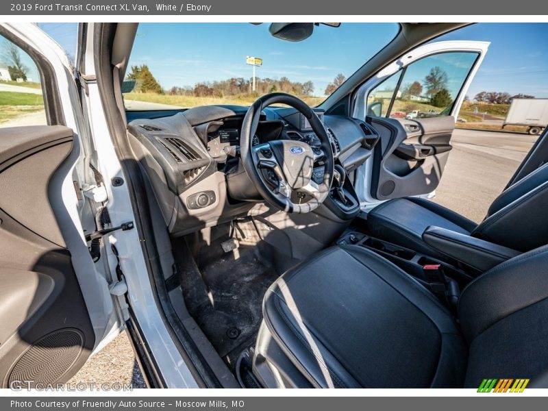 White / Ebony 2019 Ford Transit Connect XL Van