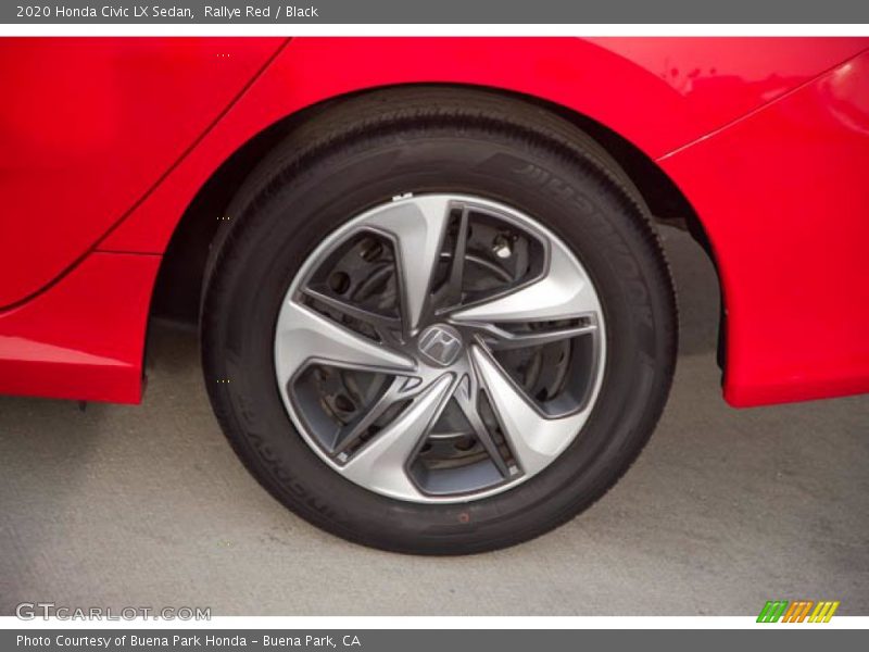 Rallye Red / Black 2020 Honda Civic LX Sedan