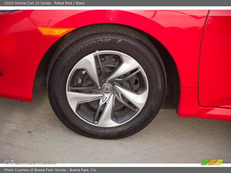 Rallye Red / Black 2020 Honda Civic LX Sedan