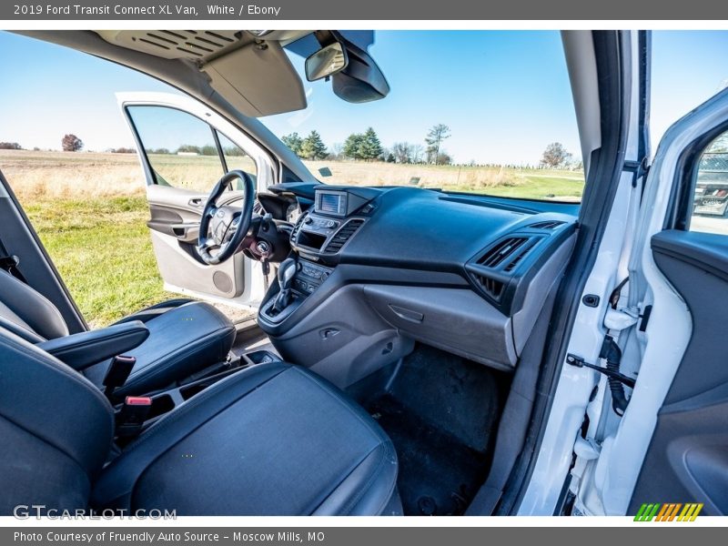 White / Ebony 2019 Ford Transit Connect XL Van