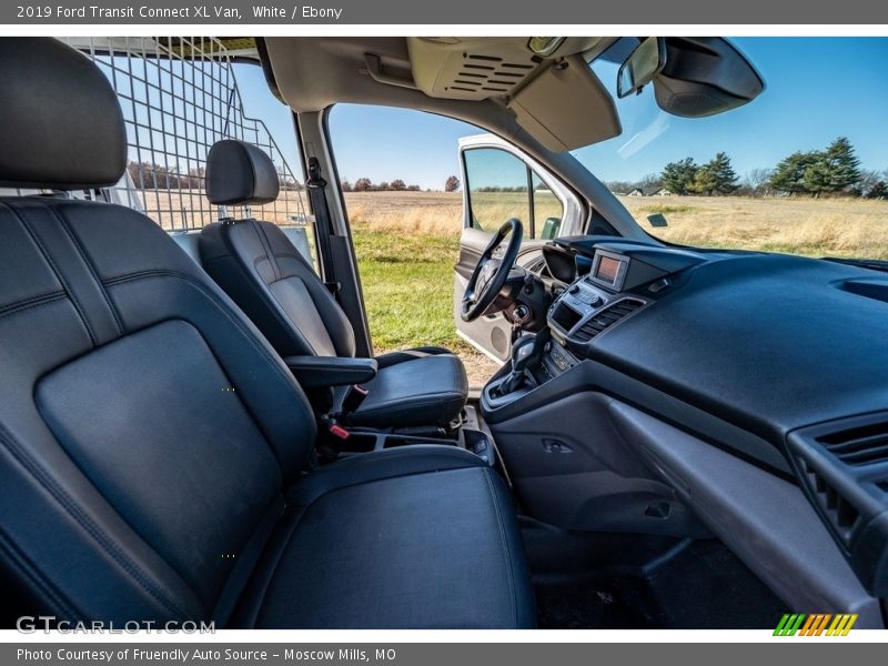 White / Ebony 2019 Ford Transit Connect XL Van