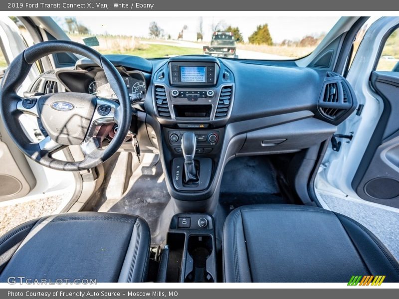 White / Ebony 2019 Ford Transit Connect XL Van