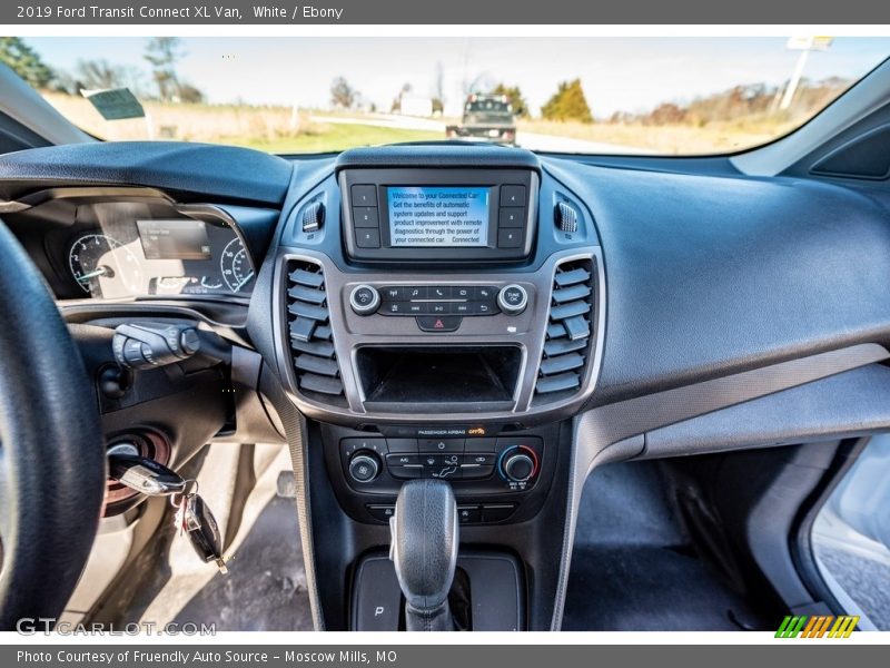 White / Ebony 2019 Ford Transit Connect XL Van