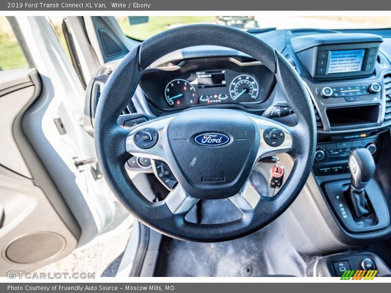 White / Ebony 2019 Ford Transit Connect XL Van