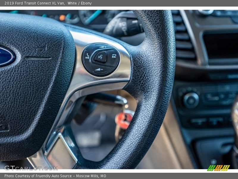 White / Ebony 2019 Ford Transit Connect XL Van