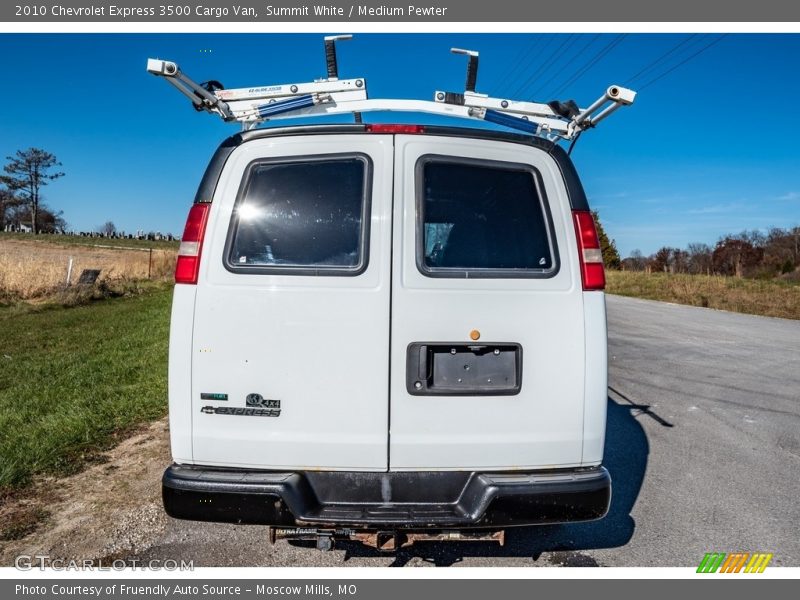 Summit White / Medium Pewter 2010 Chevrolet Express 3500 Cargo Van