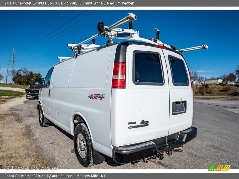 Summit White / Medium Pewter 2010 Chevrolet Express 3500 Cargo Van