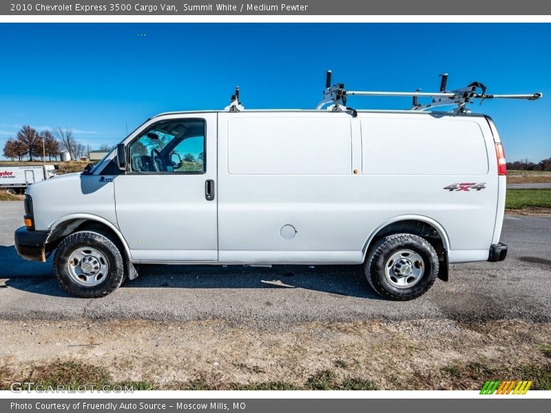 Summit White / Medium Pewter 2010 Chevrolet Express 3500 Cargo Van
