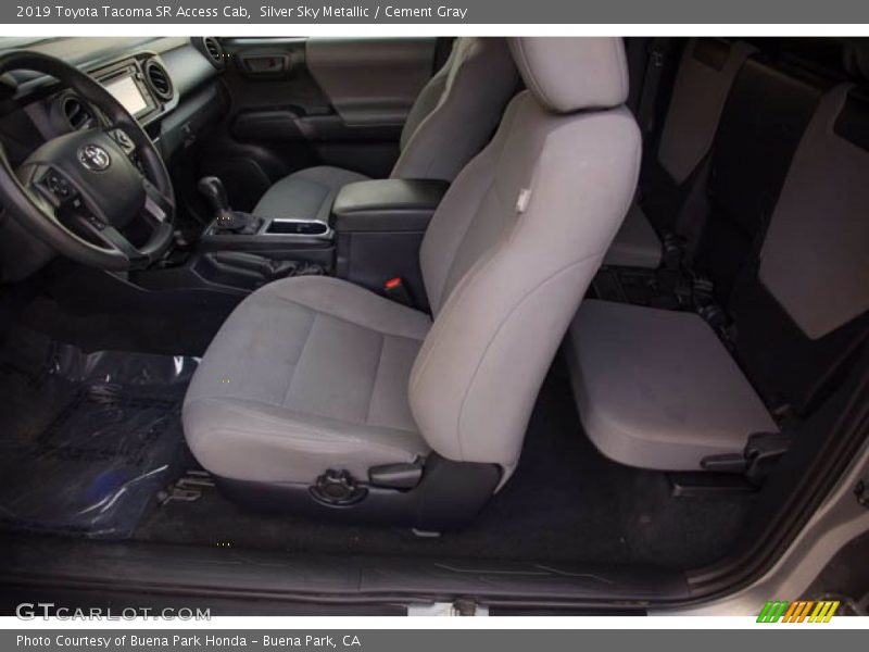 Silver Sky Metallic / Cement Gray 2019 Toyota Tacoma SR Access Cab