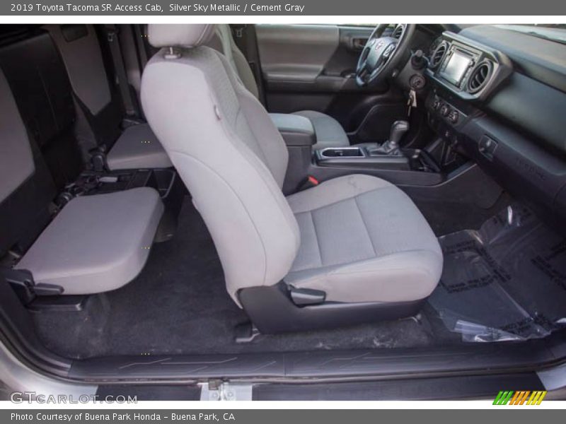 Front Seat of 2019 Tacoma SR Access Cab