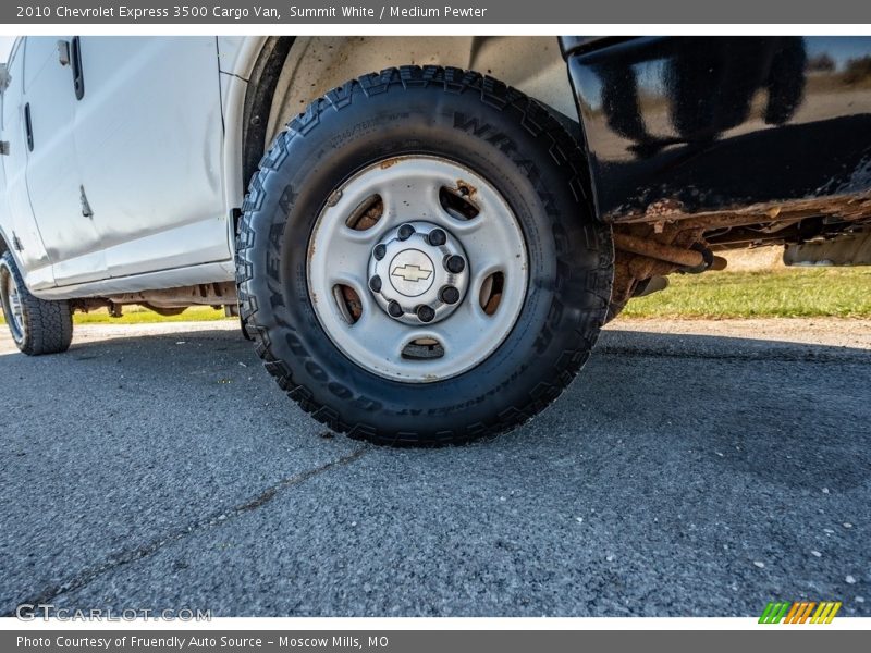 Summit White / Medium Pewter 2010 Chevrolet Express 3500 Cargo Van