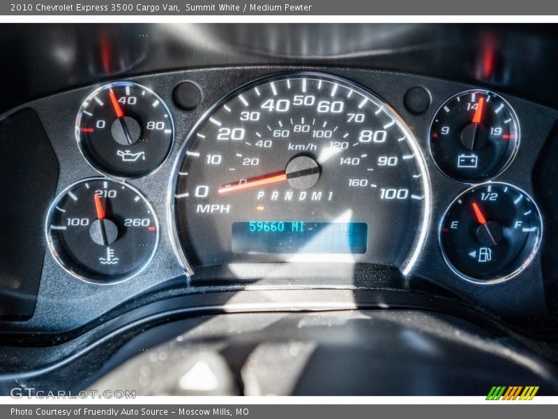 Summit White / Medium Pewter 2010 Chevrolet Express 3500 Cargo Van