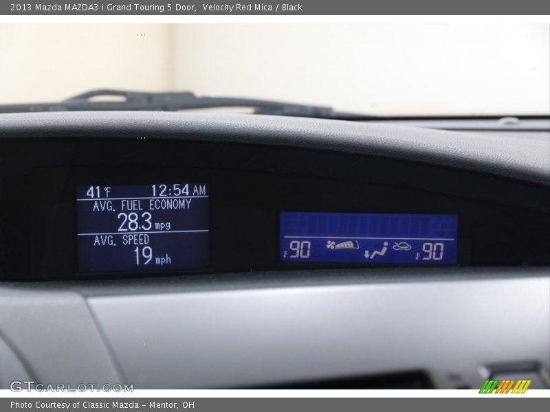 Velocity Red Mica / Black 2013 Mazda MAZDA3 i Grand Touring 5 Door