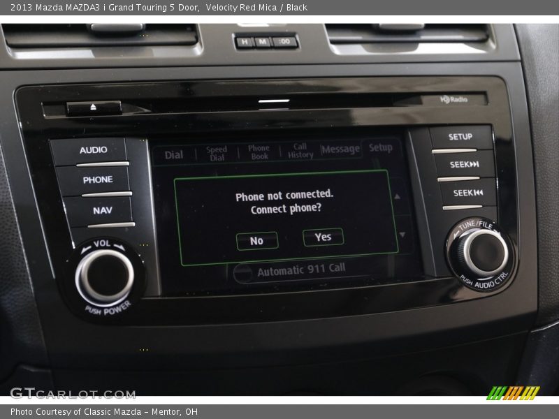 Controls of 2013 MAZDA3 i Grand Touring 5 Door
