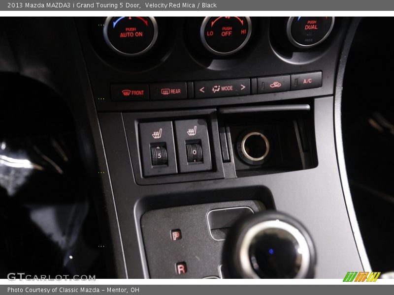 Controls of 2013 MAZDA3 i Grand Touring 5 Door