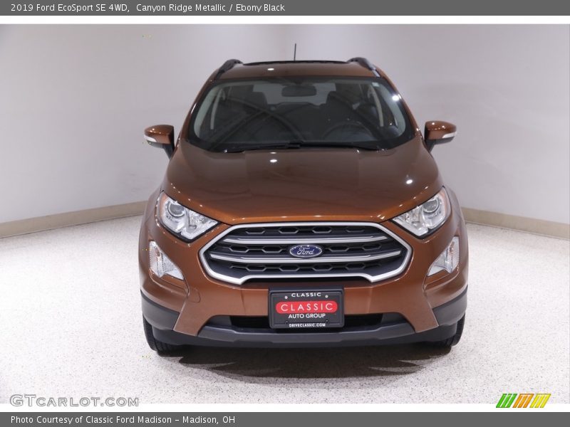 Canyon Ridge Metallic / Ebony Black 2019 Ford EcoSport SE 4WD