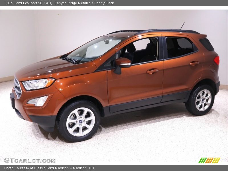 Canyon Ridge Metallic / Ebony Black 2019 Ford EcoSport SE 4WD