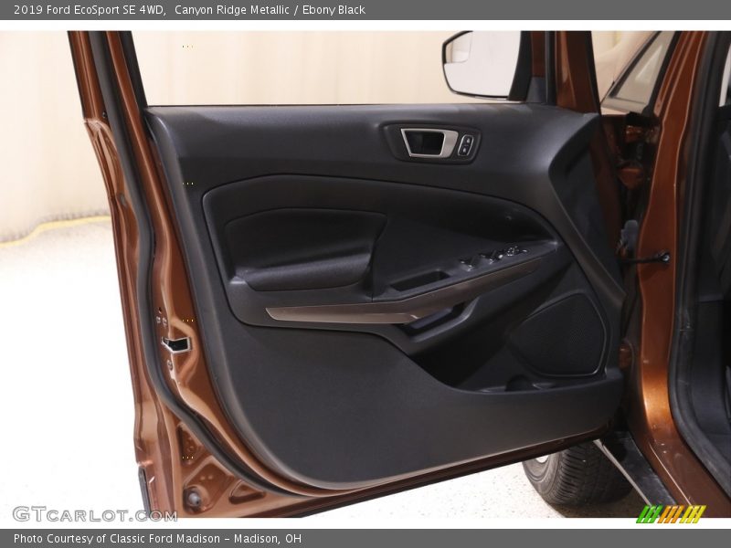 Canyon Ridge Metallic / Ebony Black 2019 Ford EcoSport SE 4WD