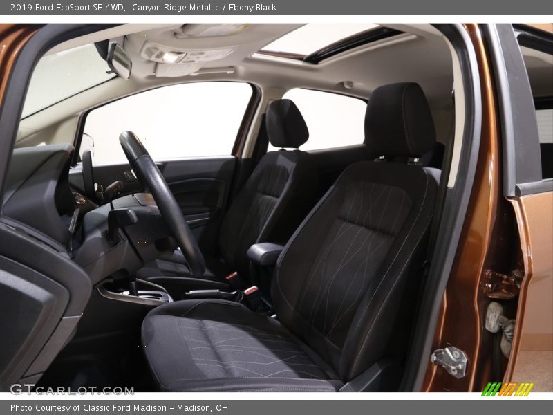 Canyon Ridge Metallic / Ebony Black 2019 Ford EcoSport SE 4WD