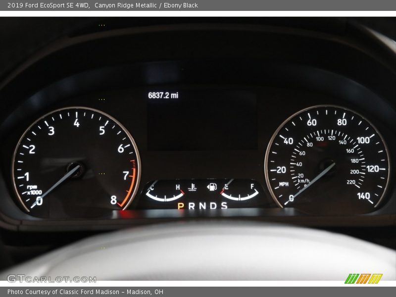 Canyon Ridge Metallic / Ebony Black 2019 Ford EcoSport SE 4WD