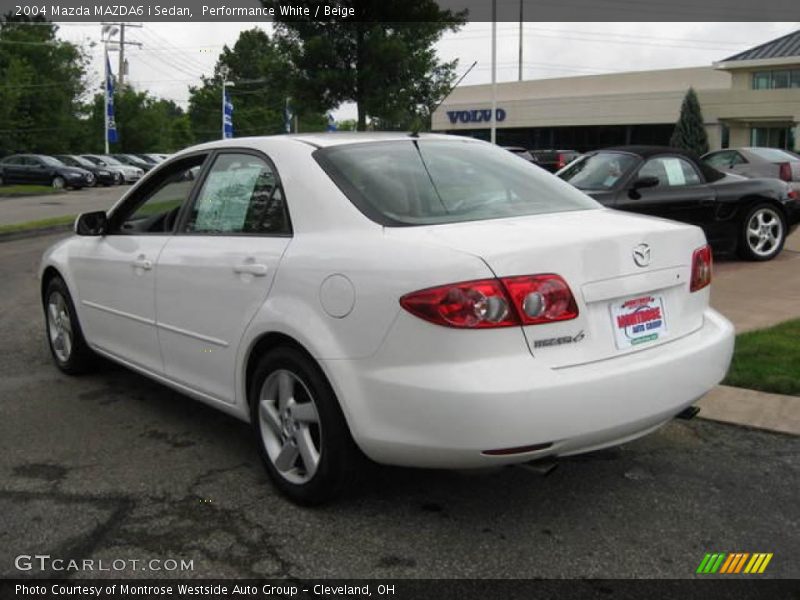 Performance White / Beige 2004 Mazda MAZDA6 i Sedan
