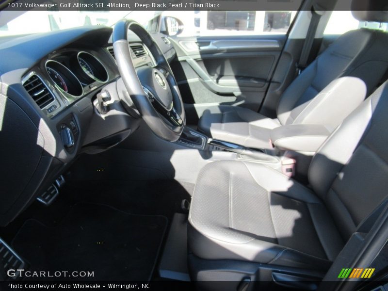 Deep Black Pearl / Titan Black 2017 Volkswagen Golf Alltrack SEL 4Motion