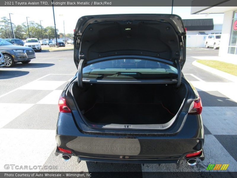 Midnight Black Metallic / Black/Red 2021 Toyota Avalon TRD