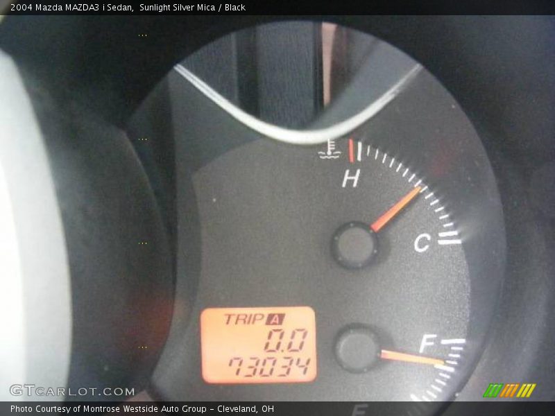 Sunlight Silver Mica / Black 2004 Mazda MAZDA3 i Sedan
