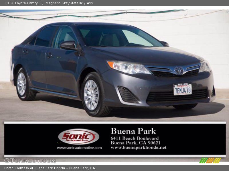 Magnetic Gray Metallic / Ash 2014 Toyota Camry LE
