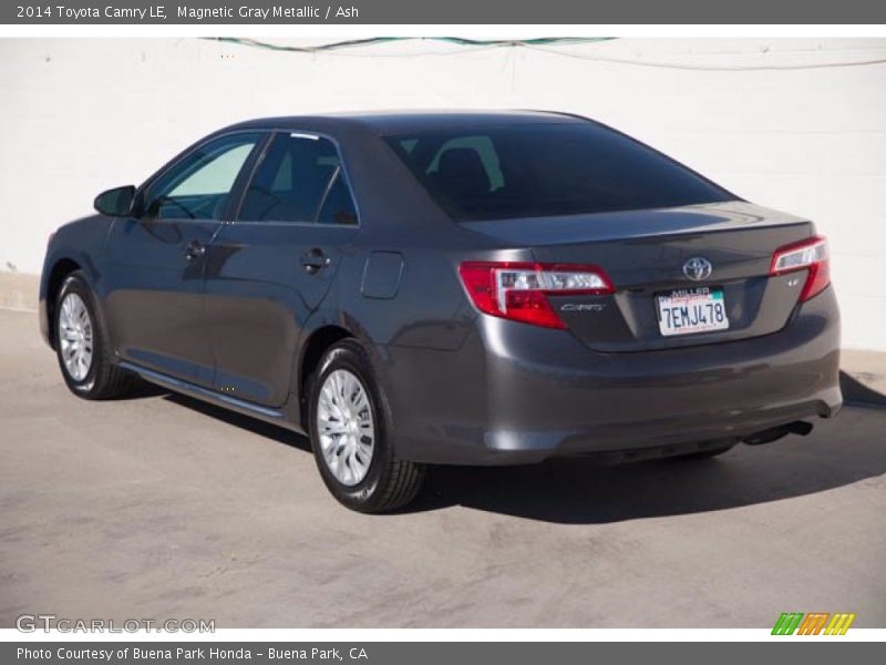 Magnetic Gray Metallic / Ash 2014 Toyota Camry LE