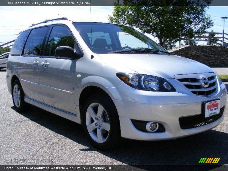 Sunlight Silver Metallic / Gray 2004 Mazda MPV LX