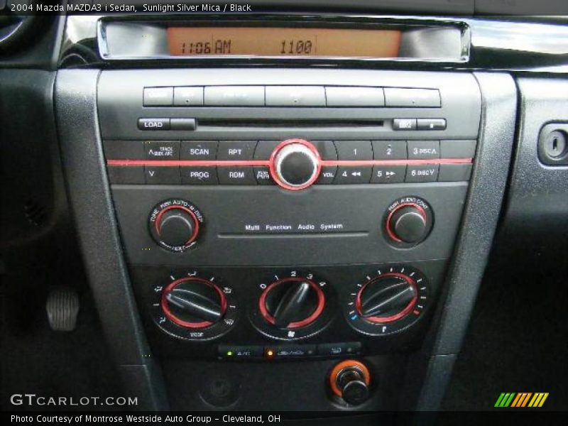 Sunlight Silver Mica / Black 2004 Mazda MAZDA3 i Sedan