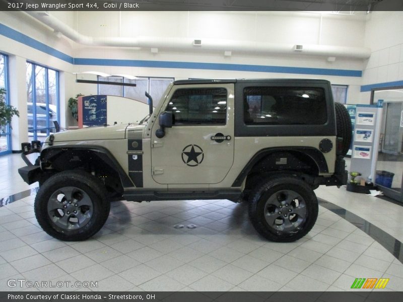 Gobi / Black 2017 Jeep Wrangler Sport 4x4