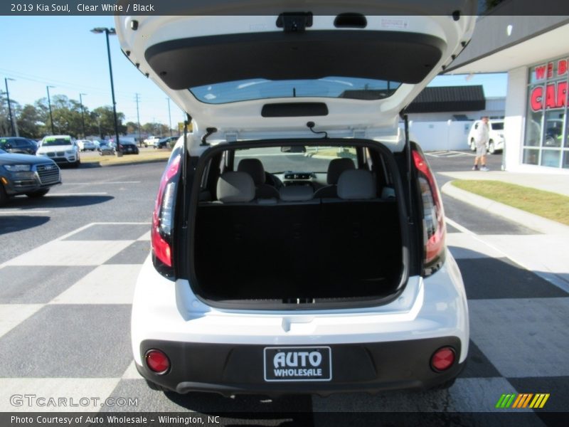 Clear White / Black 2019 Kia Soul