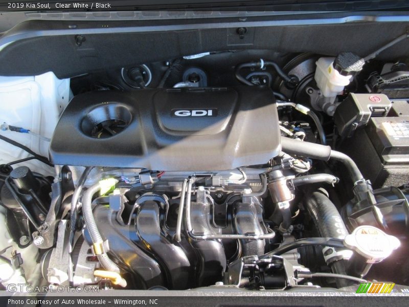 Clear White / Black 2019 Kia Soul