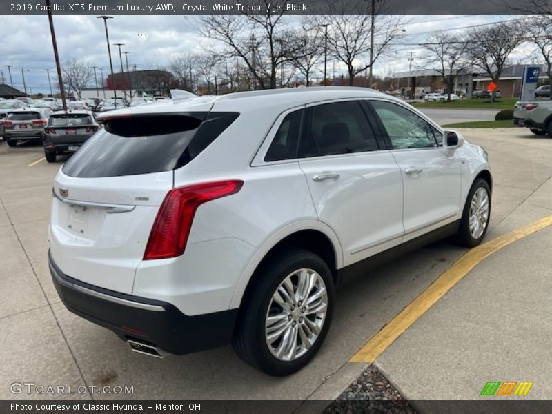 Crystal White Tricoat / Jet Black 2019 Cadillac XT5 Premium Luxury AWD