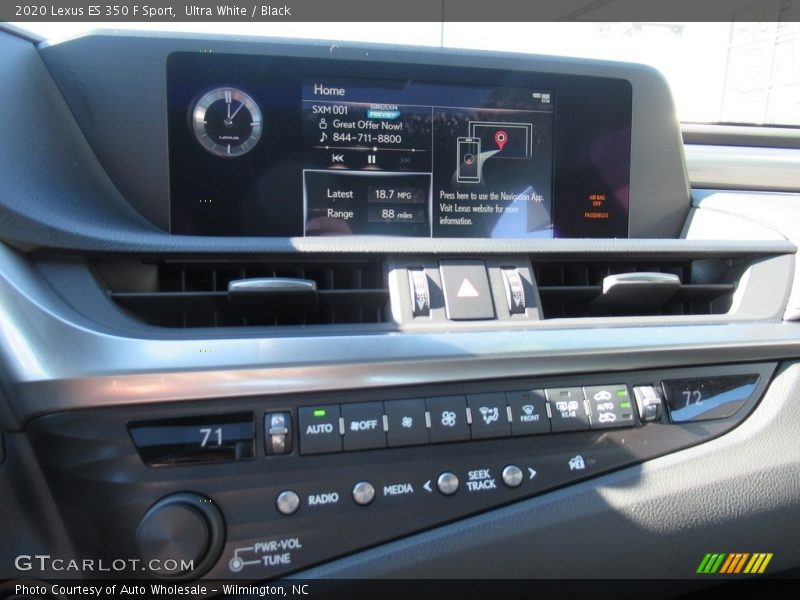 Ultra White / Black 2020 Lexus ES 350 F Sport