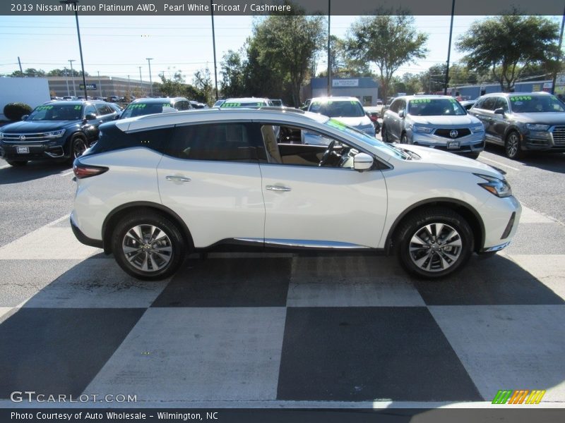 Pearl White Tricoat / Cashmere 2019 Nissan Murano Platinum AWD