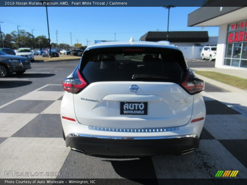 Pearl White Tricoat / Cashmere 2019 Nissan Murano Platinum AWD